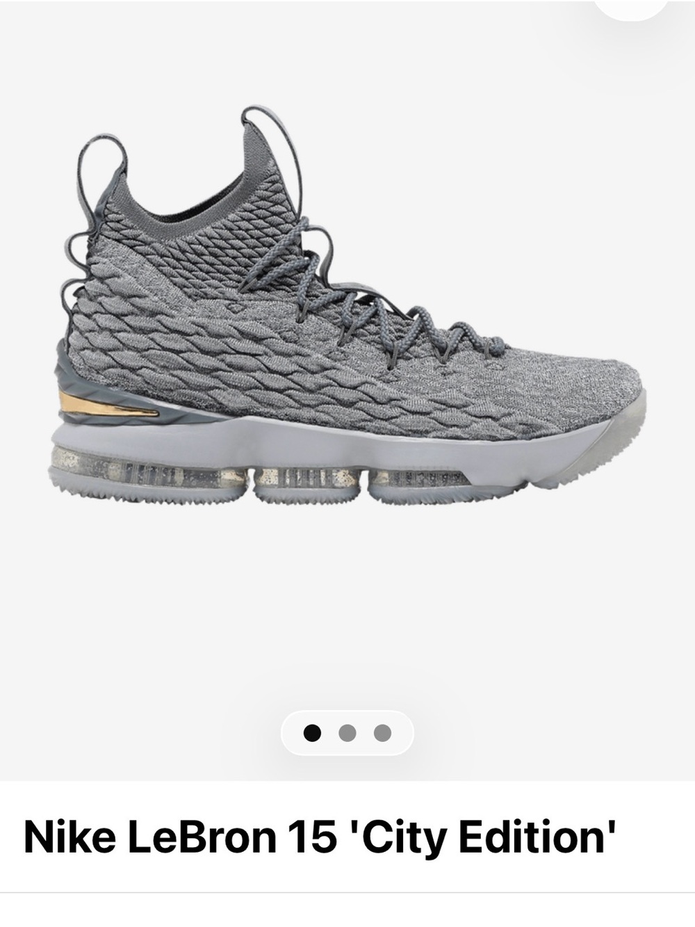 Nike LeBron 15 City Edition Unisex Basketball shoes. Men’s 7.5/ Women’s size 9